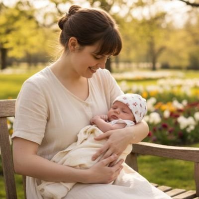 Bonnet bébé fille | Douceur Confort - Promenade bébé