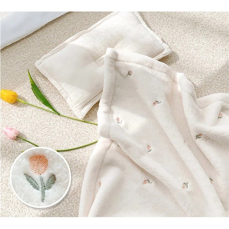 Couverture bébé | Ultra - douce 100% Coton Naturel - Promenade bébé
