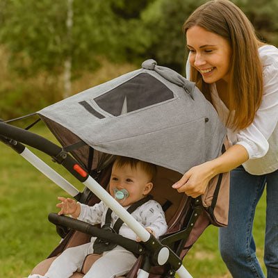 Par soleil pour poussette | anti - UV 50+ Sunprotect - Promenade bébé