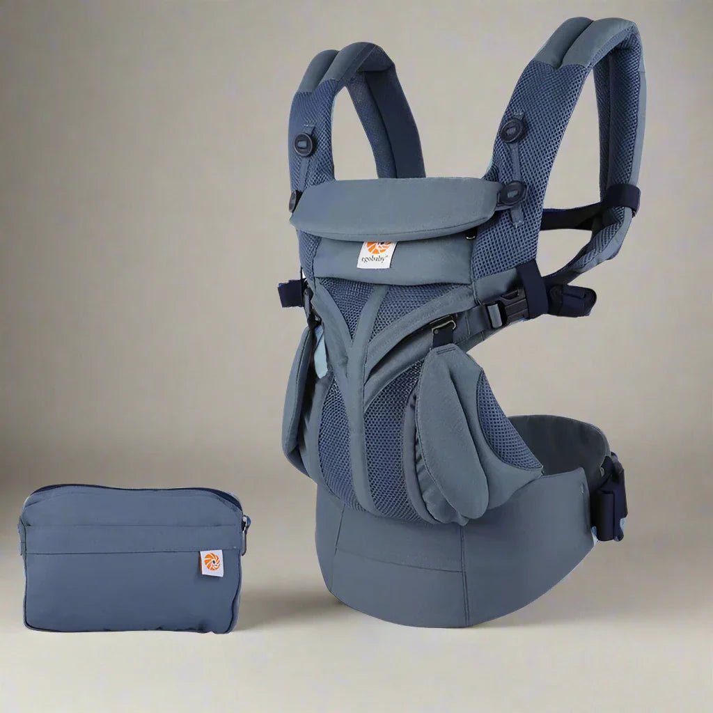 Porte Bébé - BreathBabyBag™ - Bleu Marine - Promenade bébé