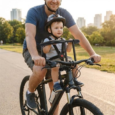 Porte bebe velo | Confort Sécurisé - Promenade bébé