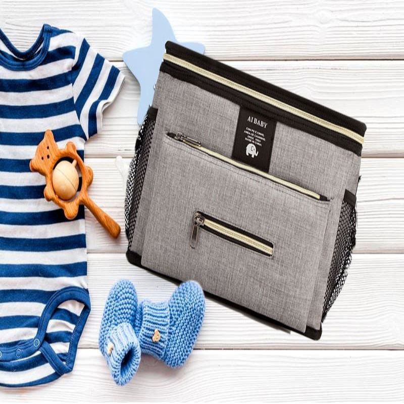 Sac à Langer - BabyTravel™ - Gris - Promenade bébé