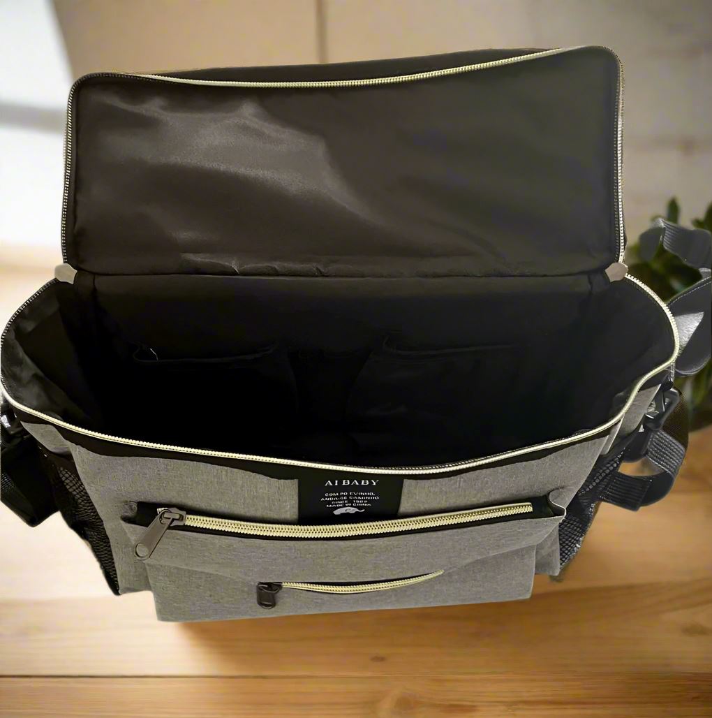 Sac à Langer - BabyTravel™ - Gris - Promenade bébé