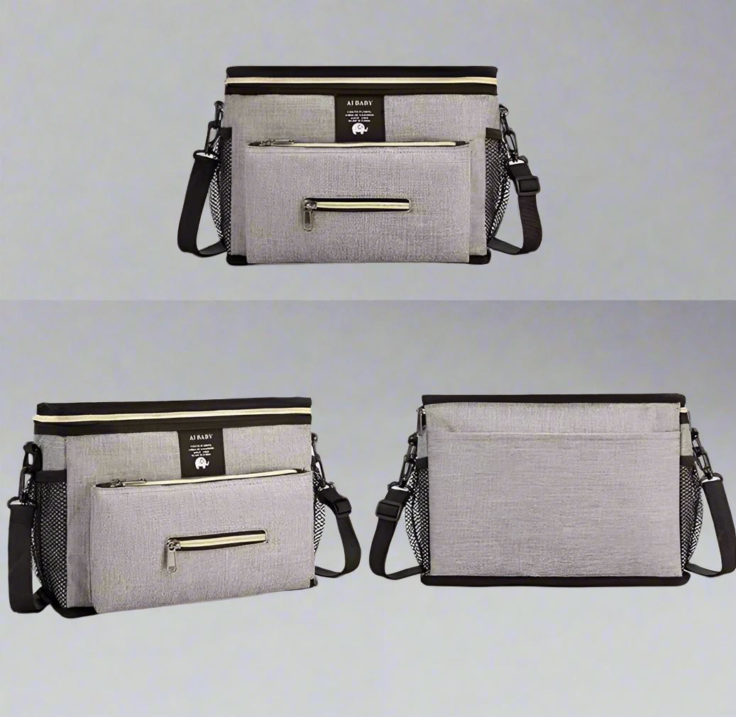 Sac à Langer - BabyTravel™ - Gris - Promenade bébé