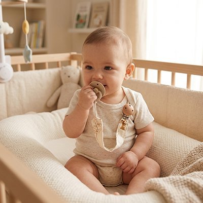 Attache tetine | Colorée Sécurisée - Promenade bébé