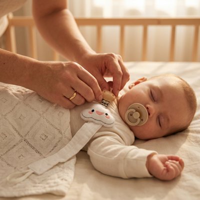 Attache tétine | Sécurisée - Promenade bébé