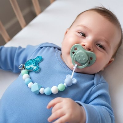 Attache tétine | Sécurisée et Adorable - Promenade bébé
