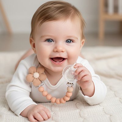 Attache tetine | Sécurisée et Mignon - Promenade bébé