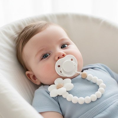 Attache tetine | Sécurisée et Mignon - Promenade bébé