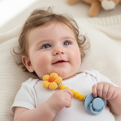 Attache tetine | Sécurisée et Mignon - Promenade bébé