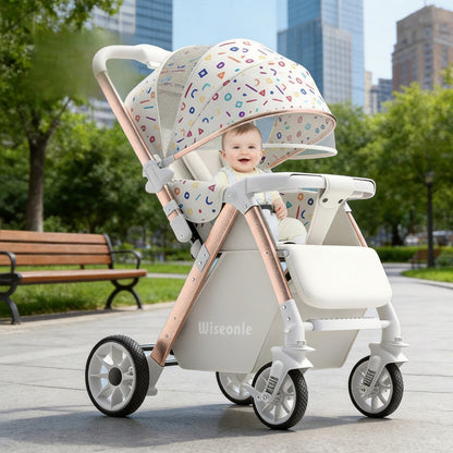 bebe dans poussette pour les bébés au parc