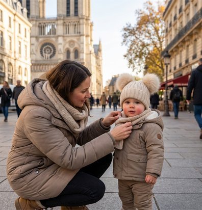 Bonnet bebe | Douce Chaleur - Promenade bébé