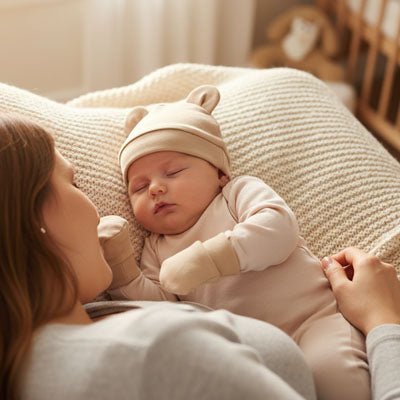 Bonnet bebe garçon et gants | ThermoProtect - Promenade bébé