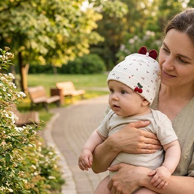 Bonnet bebe | Ultra - doux - Promenade bébé