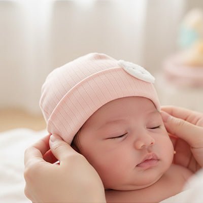 Bonnet bébé | Ultra - doux protection 0 - 3 mois - Promenade bébé