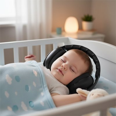 Casque anti bruit bébé | Confort Ajustable - Promenade bébé