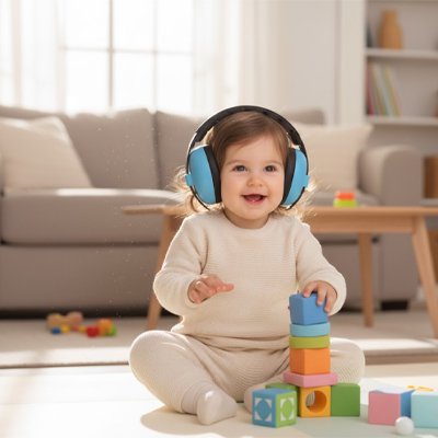 Casque anti bruit bébé | Confort Ajustable - Promenade bébé