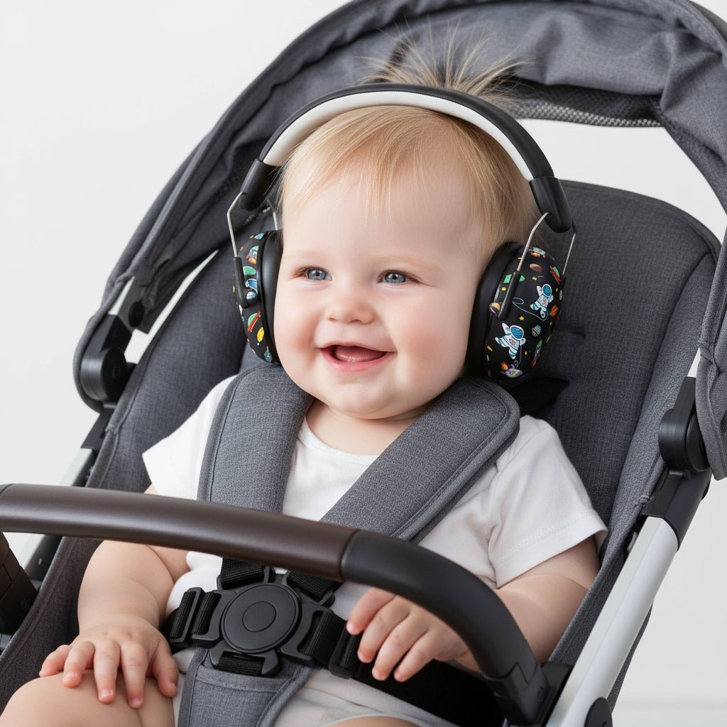 casque anti bruit bébé | Réglable - Promenade bébé
