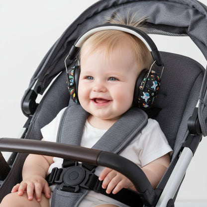 casque anti bruit bébé | Réglable - Promenade bébé