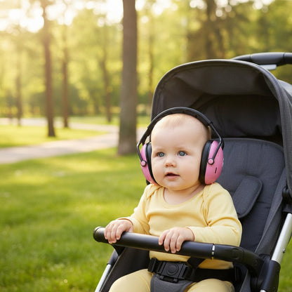 casque anti bruit pour bebe | Confortable et Réglable - Promenade bébé