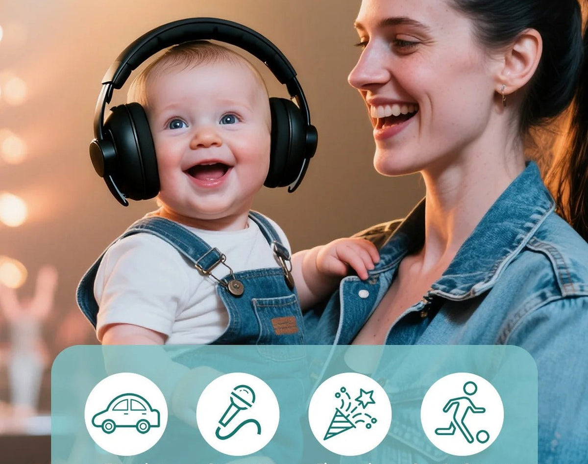 casque anti bruit pour bebe | Confortable et Réglable - Promenade bébé