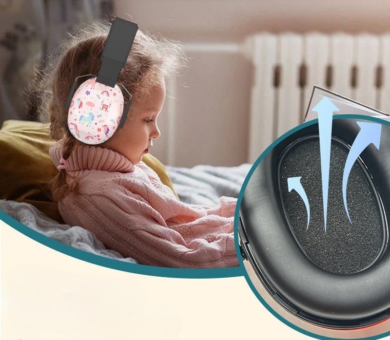 casque anti bruit pour bebe | Doux et Ajustable - Promenade bébé