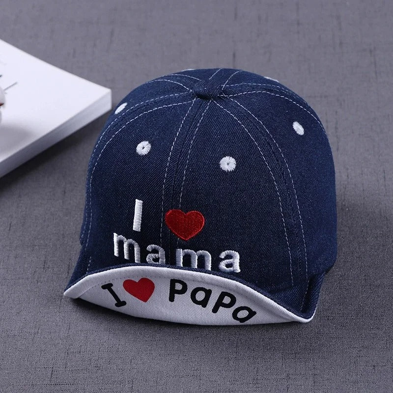 casquette bebe garcon bleu nuit