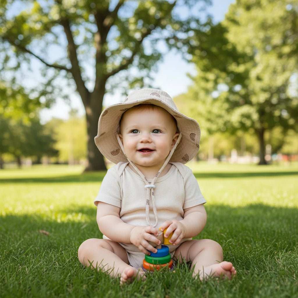 chapeau anti UV bébé | Protection Absolue - Promenade bébé