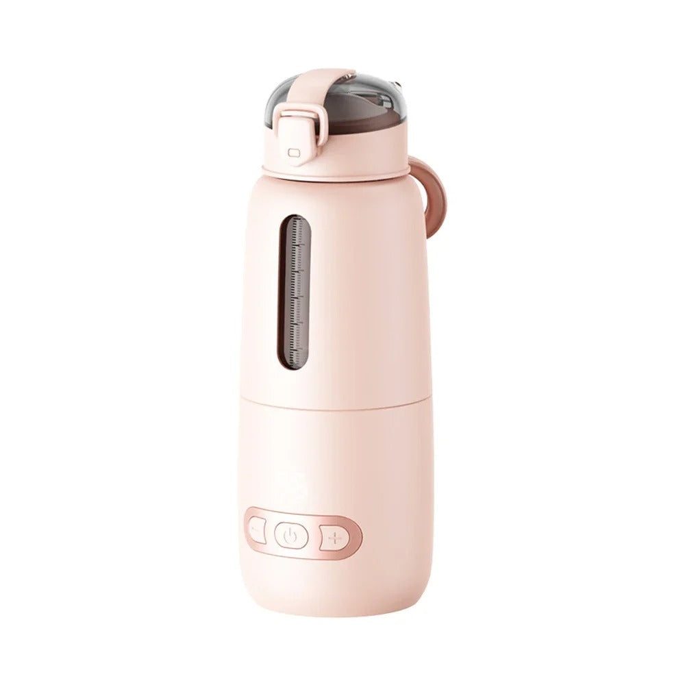 chauffe biberon portable fermé rose