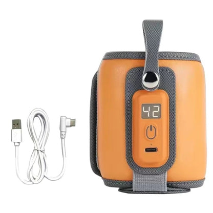 chauffe biberon portatif orange