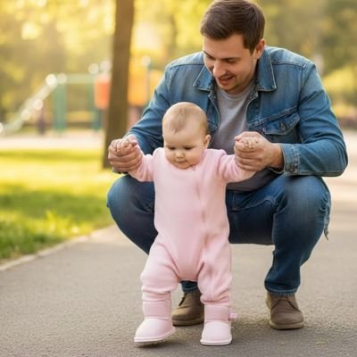 Chaussure bebe | Pas joyeux - Promenade bébé