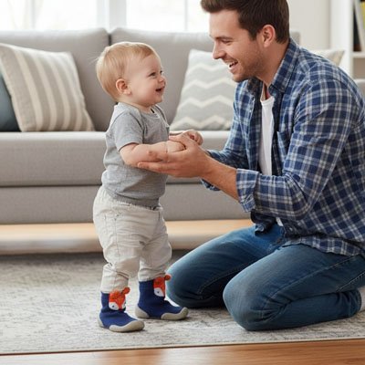 Chaussure pour bébé | Pas Heureux - Promenade bébé