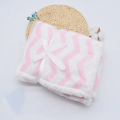 Couverture bebe | Double - Face Microfibre - Cachemire - Promenade bébé