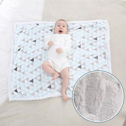 Couverture bebe | Double - Face Microfibre - Cachemire - Promenade bébé