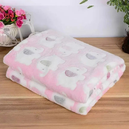 Couverture bebe | Éléphant Ultra - douce - Promenade bébé