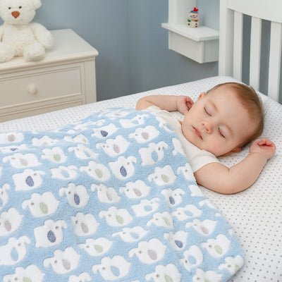 Couverture bebe | Éléphant Ultra - douce - Promenade bébé