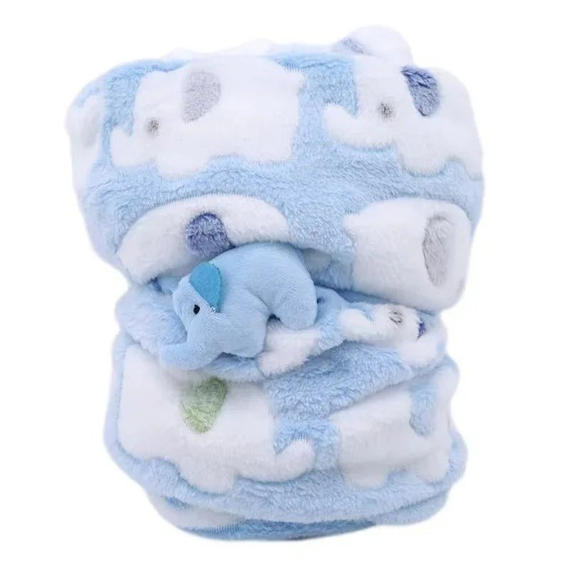 Couverture bebe | Éléphant Ultra - douce - Promenade bébé