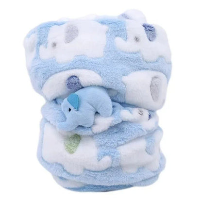 Couverture bebe | Éléphant Ultra - douce - Promenade bébé