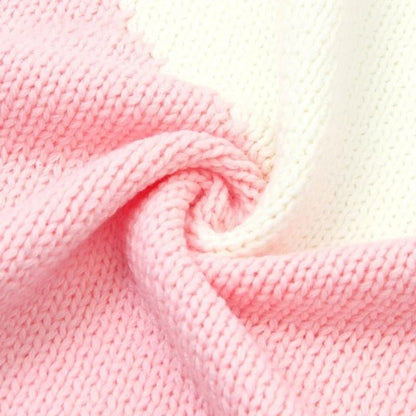 Couverture bébé tricot | Douceur Cocon - Promenade bébé