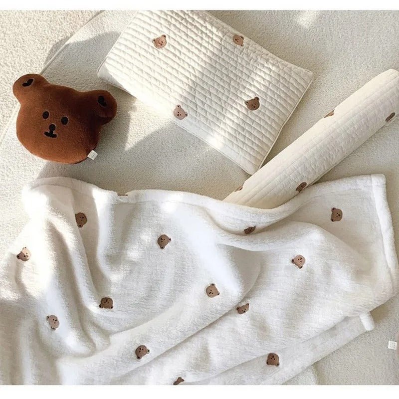 Couverture bébé | Ultra - douce 100% Coton Naturel - Promenade bébé