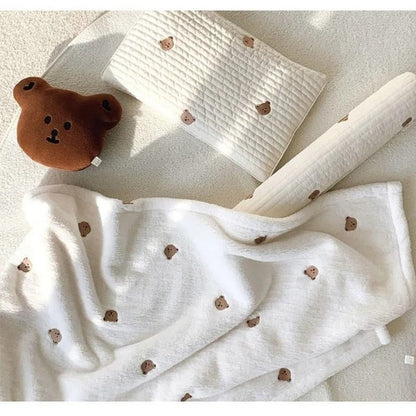 Couverture bébé | Ultra - douce 100% Coton Naturel - Promenade bébé