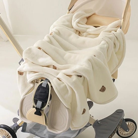 Couverture bébé | Ultra - douce 100% Coton Naturel - Promenade bébé