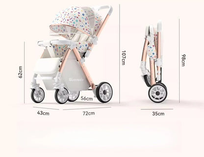 dimensions poussette pour les bébés