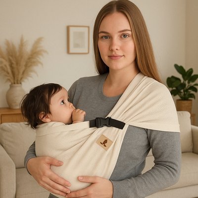 Echarpe de portage | Confort Ergonomique - Promenade bébé