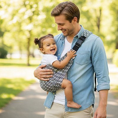 Écharpe de portage | Confort et Sécurité - Promenade bébé