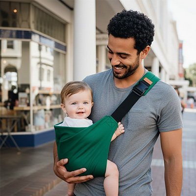 Écharpe de portage | Ergonomique - Promenade bébé