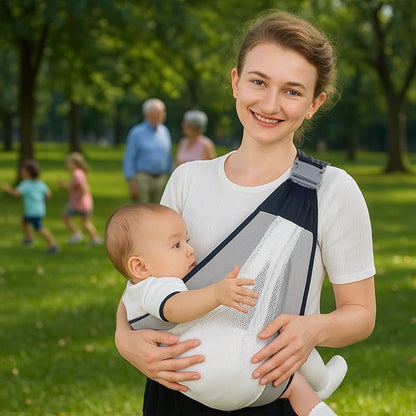 Echarpe de portage | Ergonomique Stylé - Promenade bébé