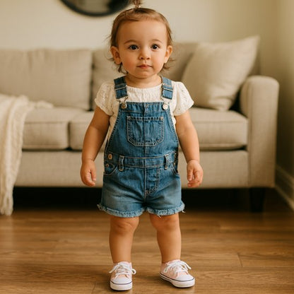 fille portant chaussure bebe rose