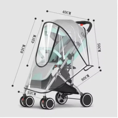 Habillage pluie universel poussette | Protecto - Promenade bébé