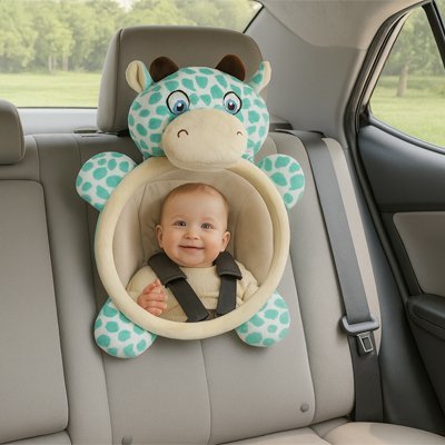 Miroir voiture bébé | Incassable Ajustable - Promenade bébé